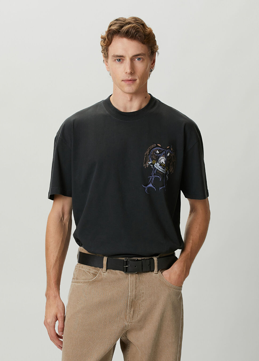 AllSaints Raptour Siyah T-shirt