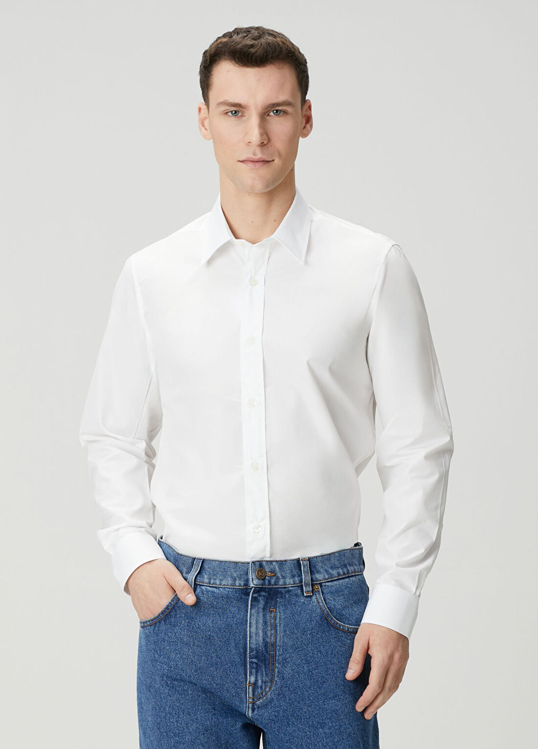 Givenchy Slim Fit Beyaz Gömlek