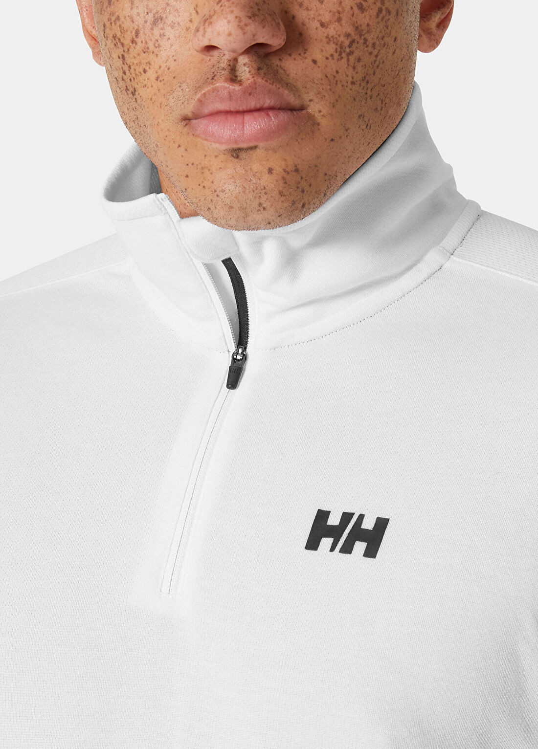 Helly Hansen Hp 1/2 Zip Pullover 2.0 White Erkek Spor Sweatshirt görsel 4