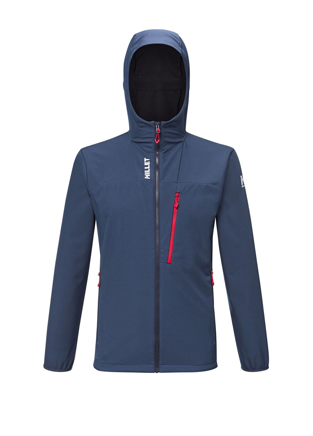 Millet SENECA Softshell HD Safir Kapüşonlu Erkek Spor Ceket MIV10538