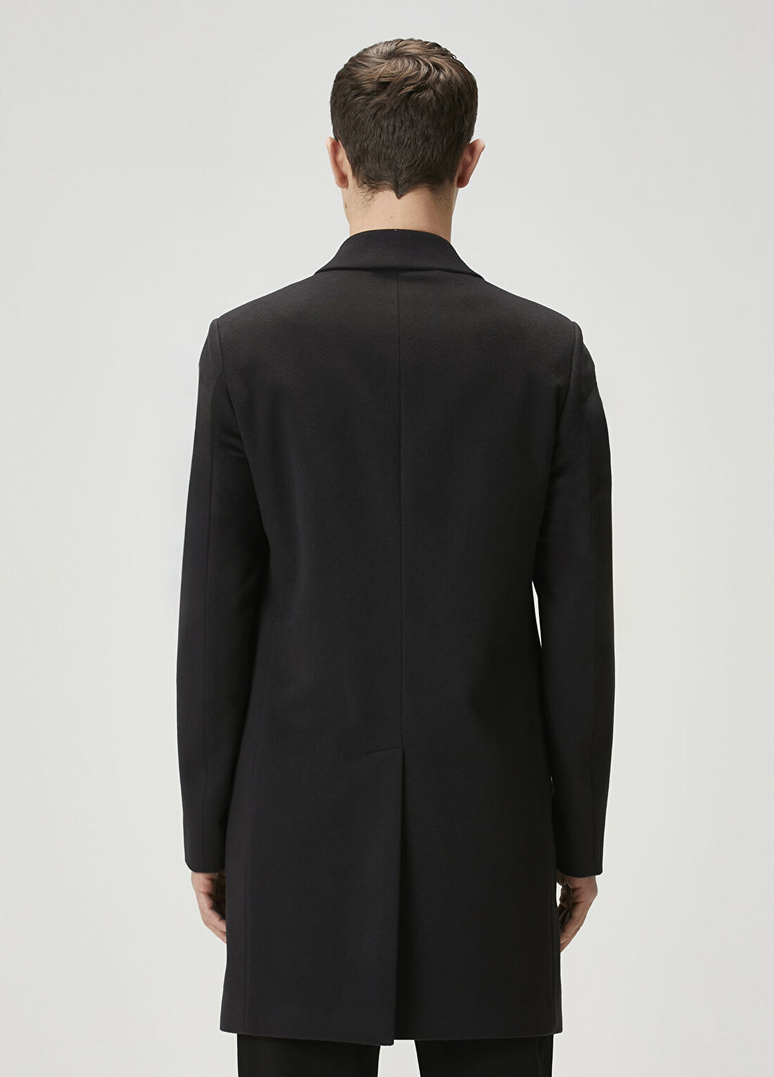 Paul Smith Lacivert Yün Palto görsel 4