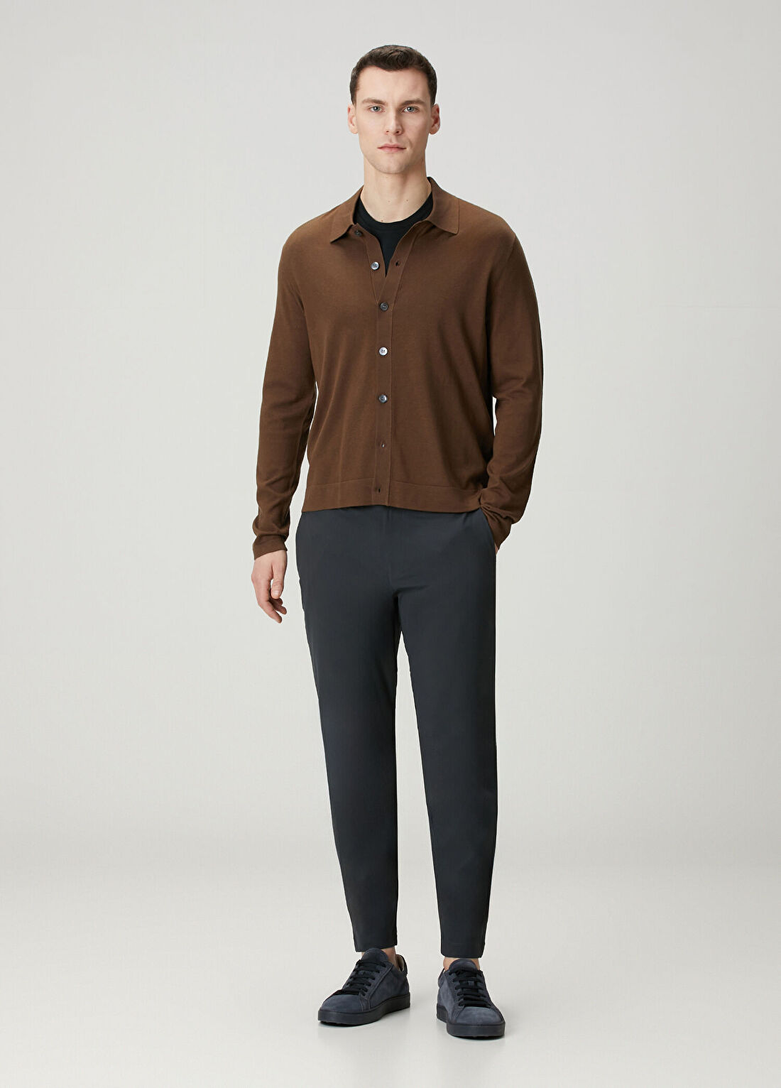 lululemon ABC Slim-Fit 30L Koyu Gri Warpstreme Pantolon