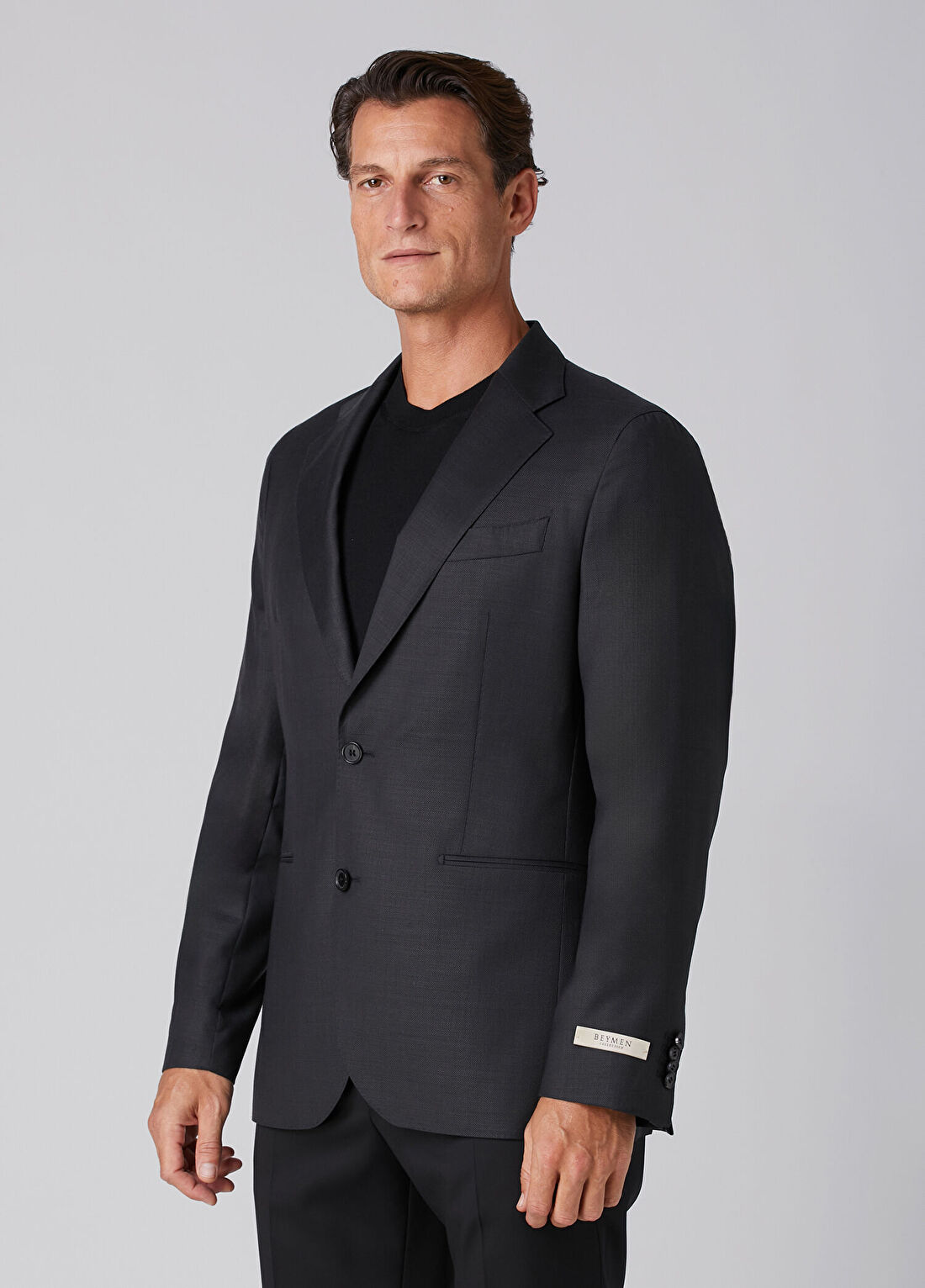 Beymen Collection Drop 8 Siyah Yün Ceket görsel 4