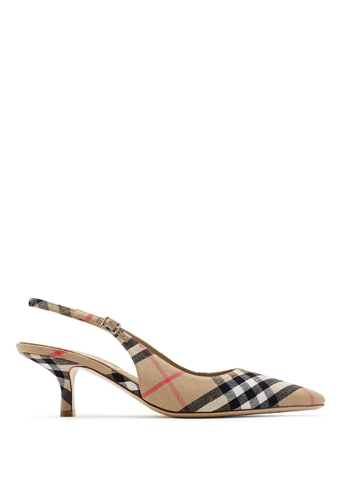 Burberry Bej Kadın Topuklu Ayakkabı