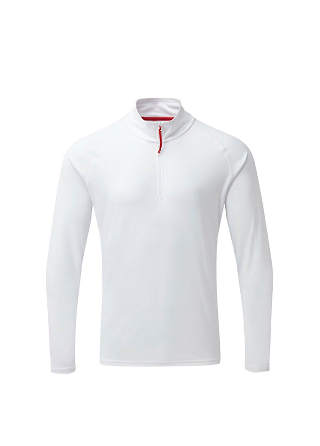 Gill Men's Uv Tec Long Sleeve Zip Tee White Uzun Kollu Erkek Spor Sweatshirt