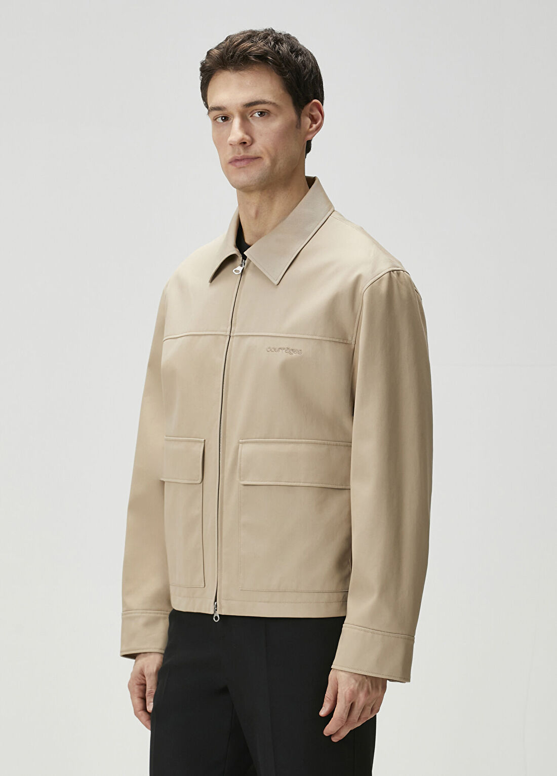 Courreges Bej Ceket görsel 3