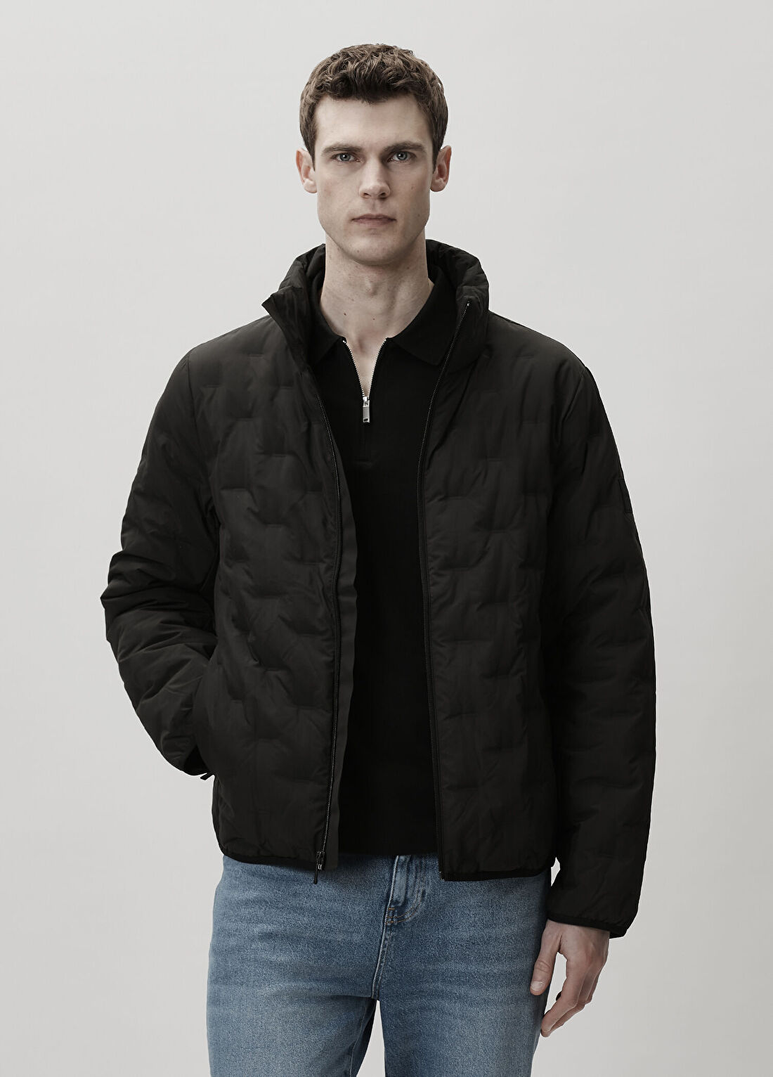 Calvin Klein Siyah Puff Mont