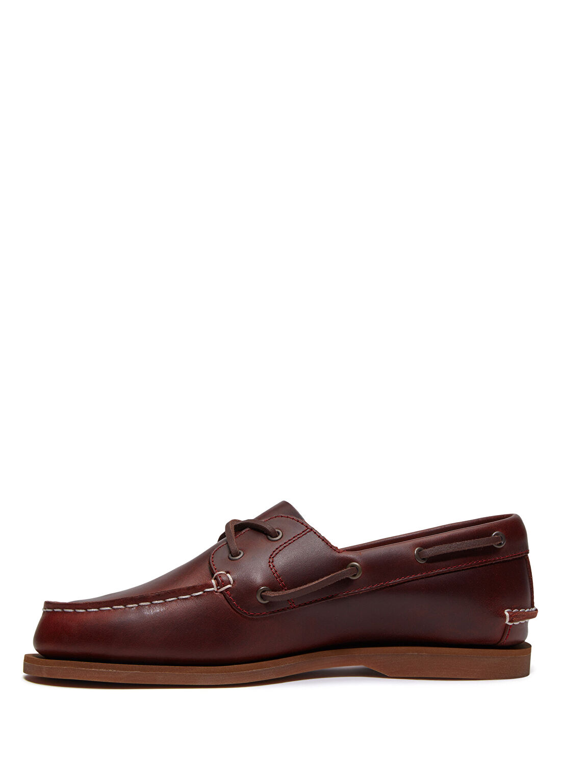 Timberland Classic Bordo Kadın Deri Loafer görsel 4