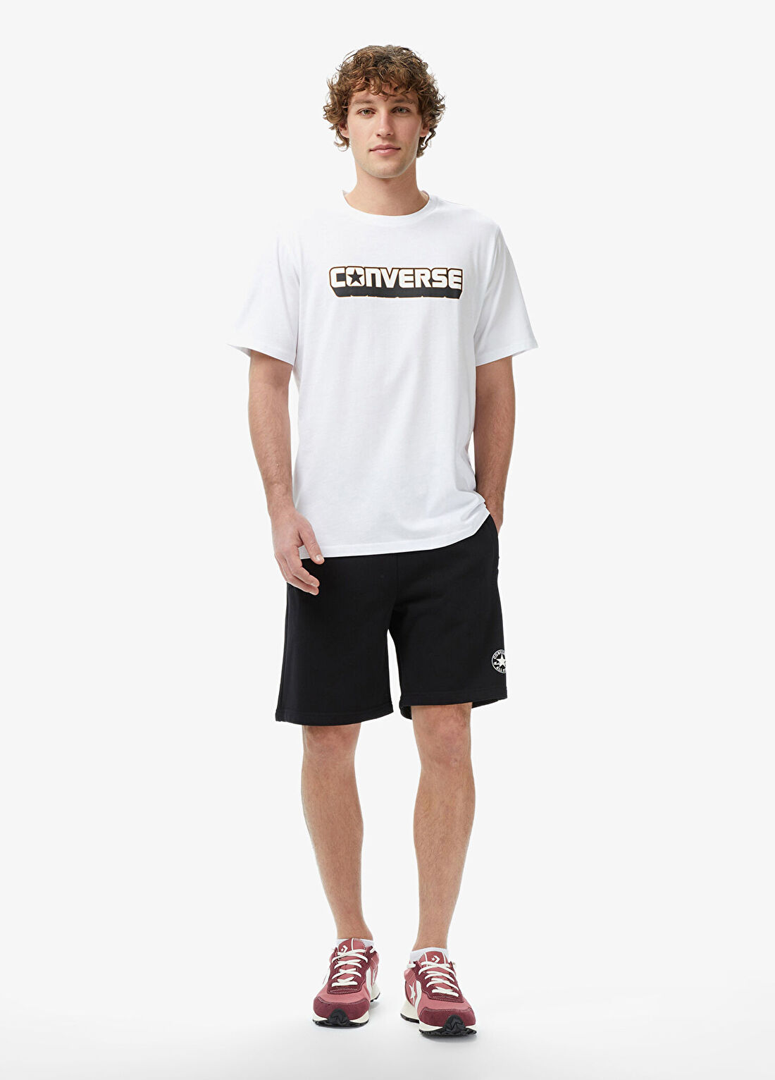 Converse Siyah Beli Lastikli Erkek Şort