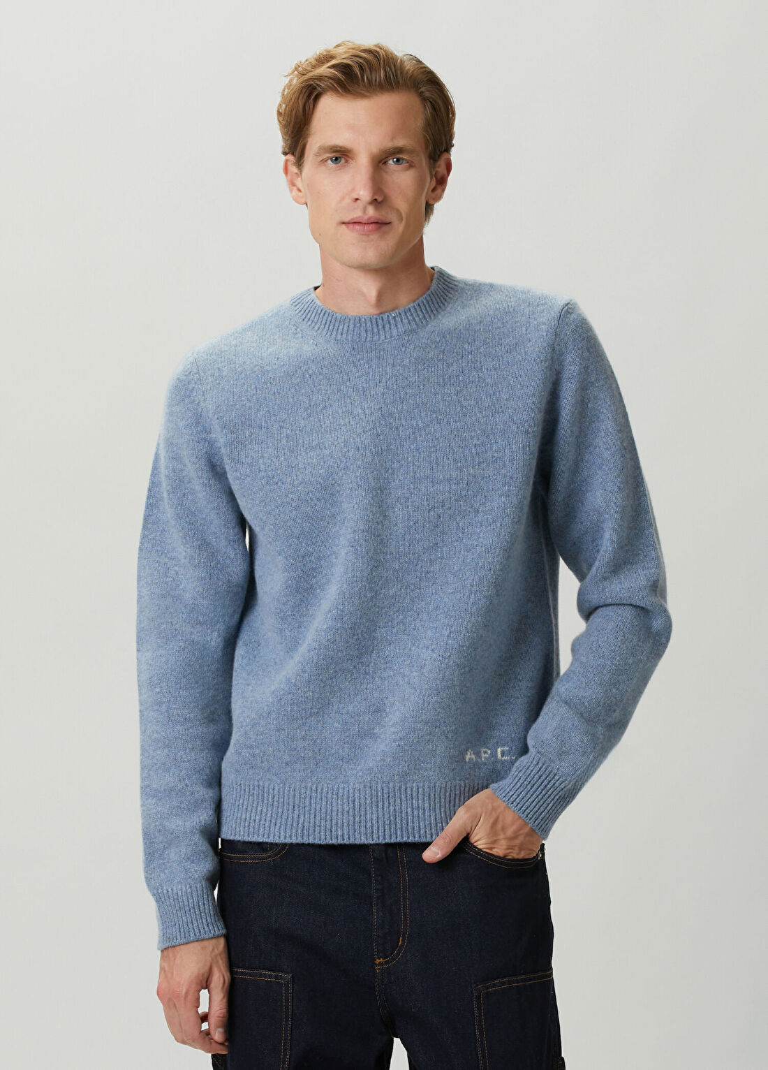 A.P.C. Edmond Mavi Yün Kazak