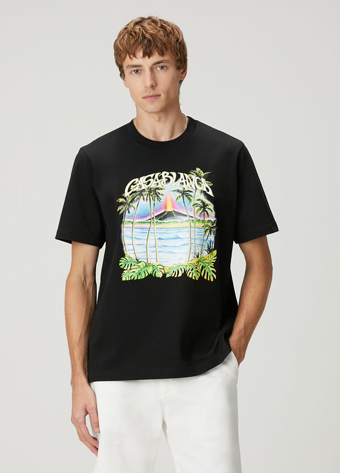 Casablanca Siyah T-shirt