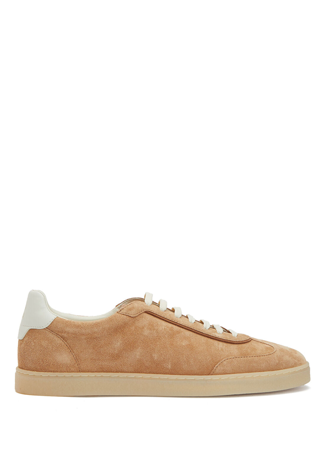 Brunello Cucinelli Bej Erkek Süet Sneaker