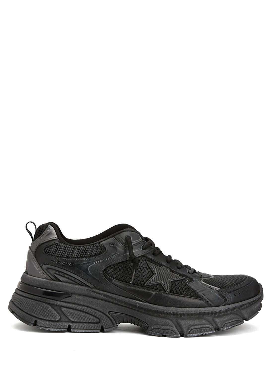 Golden Goose Lightstar Siyah Erkek Sneaker