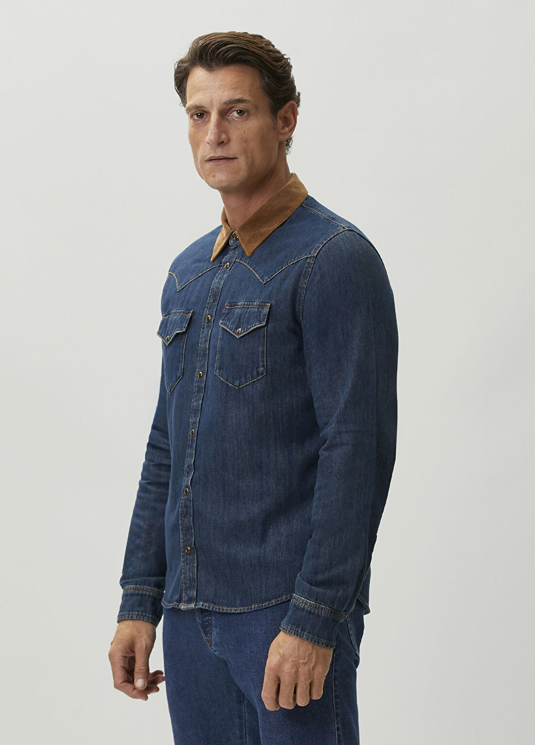 Zadig&Voltaire Saby Mavi Denim Ceket görsel 3
