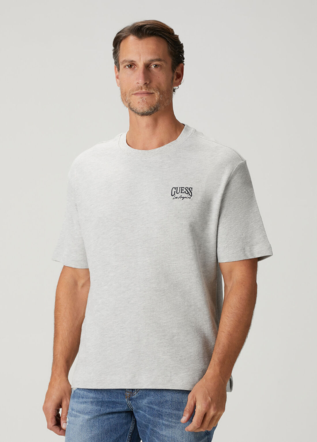 Guess Regular Fit Sailing Gri T-shirt