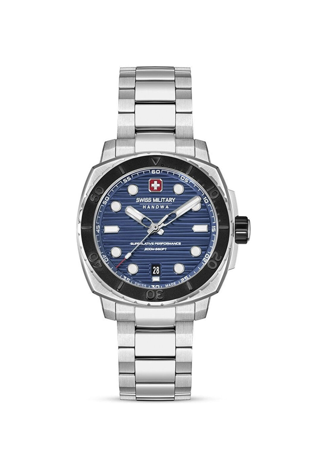 Swiss Military Hanowa SMWGH0006602 Gri Çelik Erkek Kol Saati