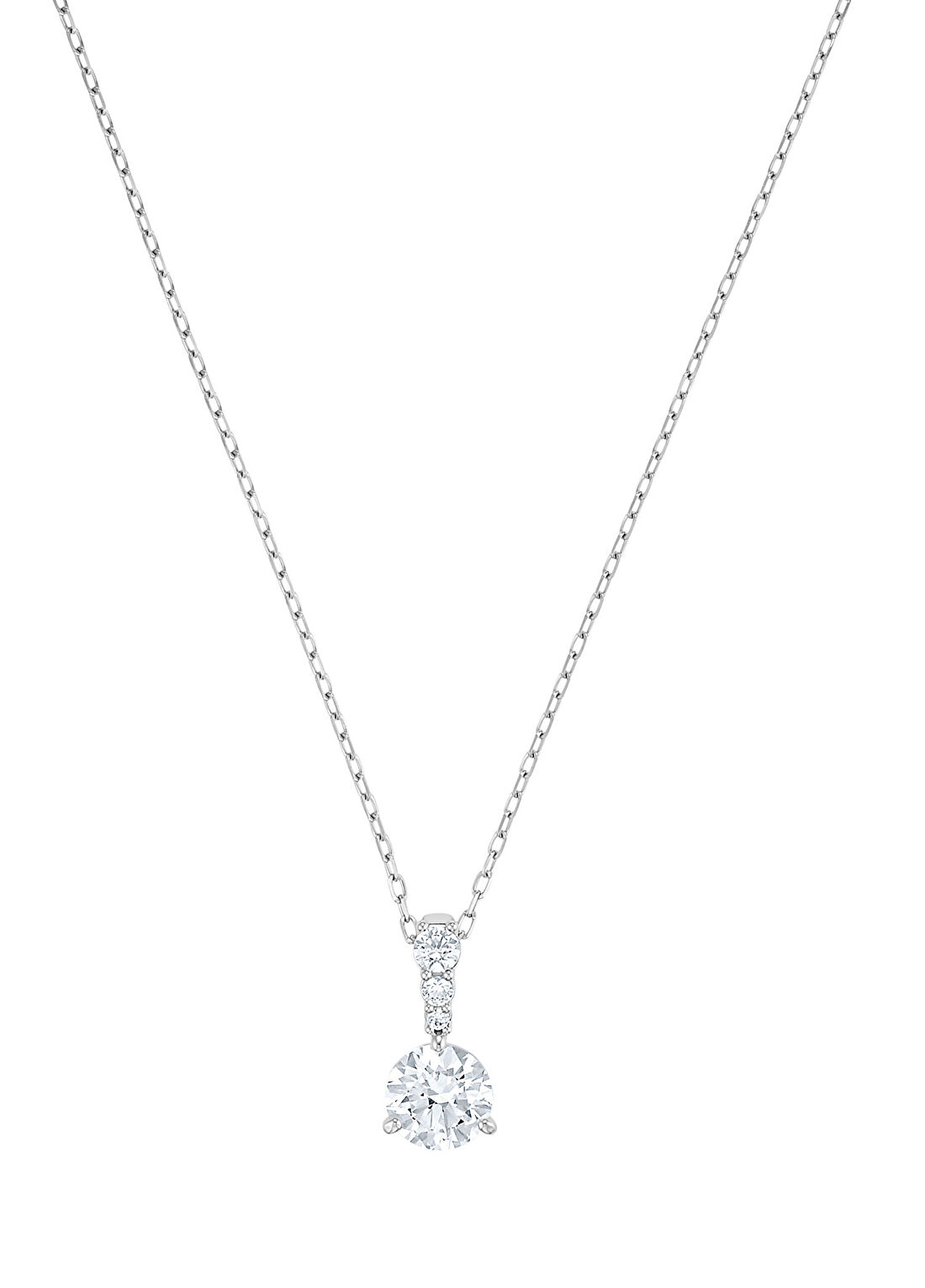 Swarovski Solitaire Pendant Czwh Rhs Kadın Kolye görsel 2