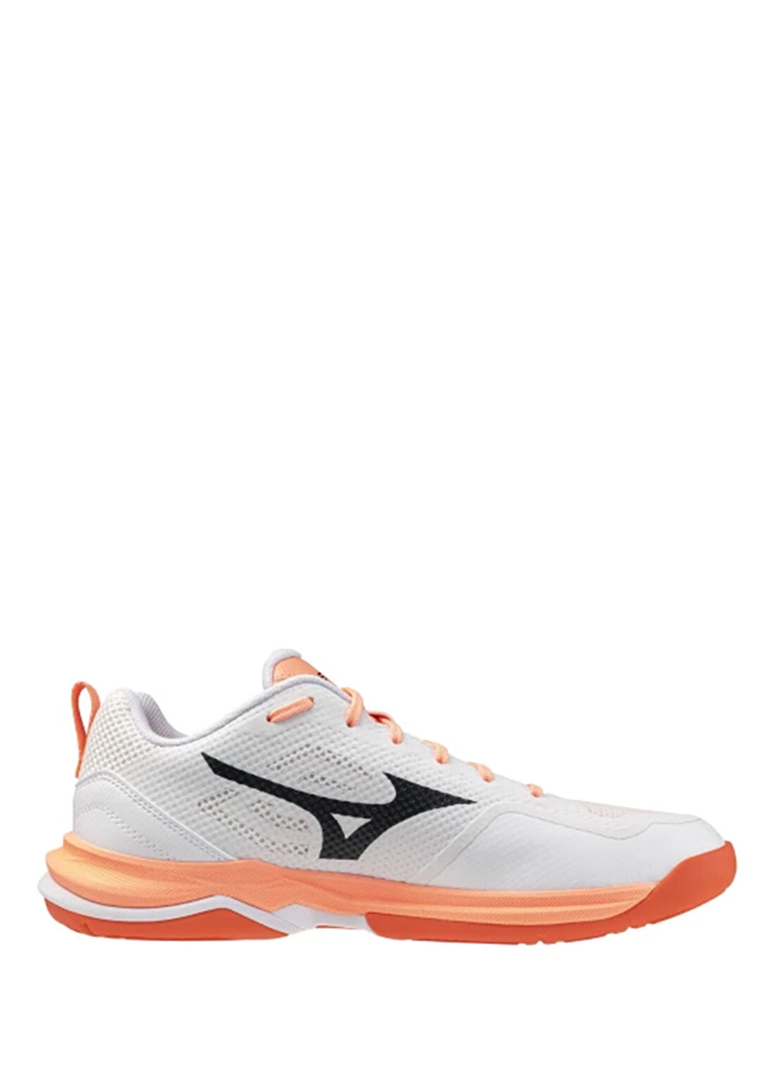 Mizuno Wave Stealth Pro Beyaz Turuncu Unisex Hentbol Ayakkabısı