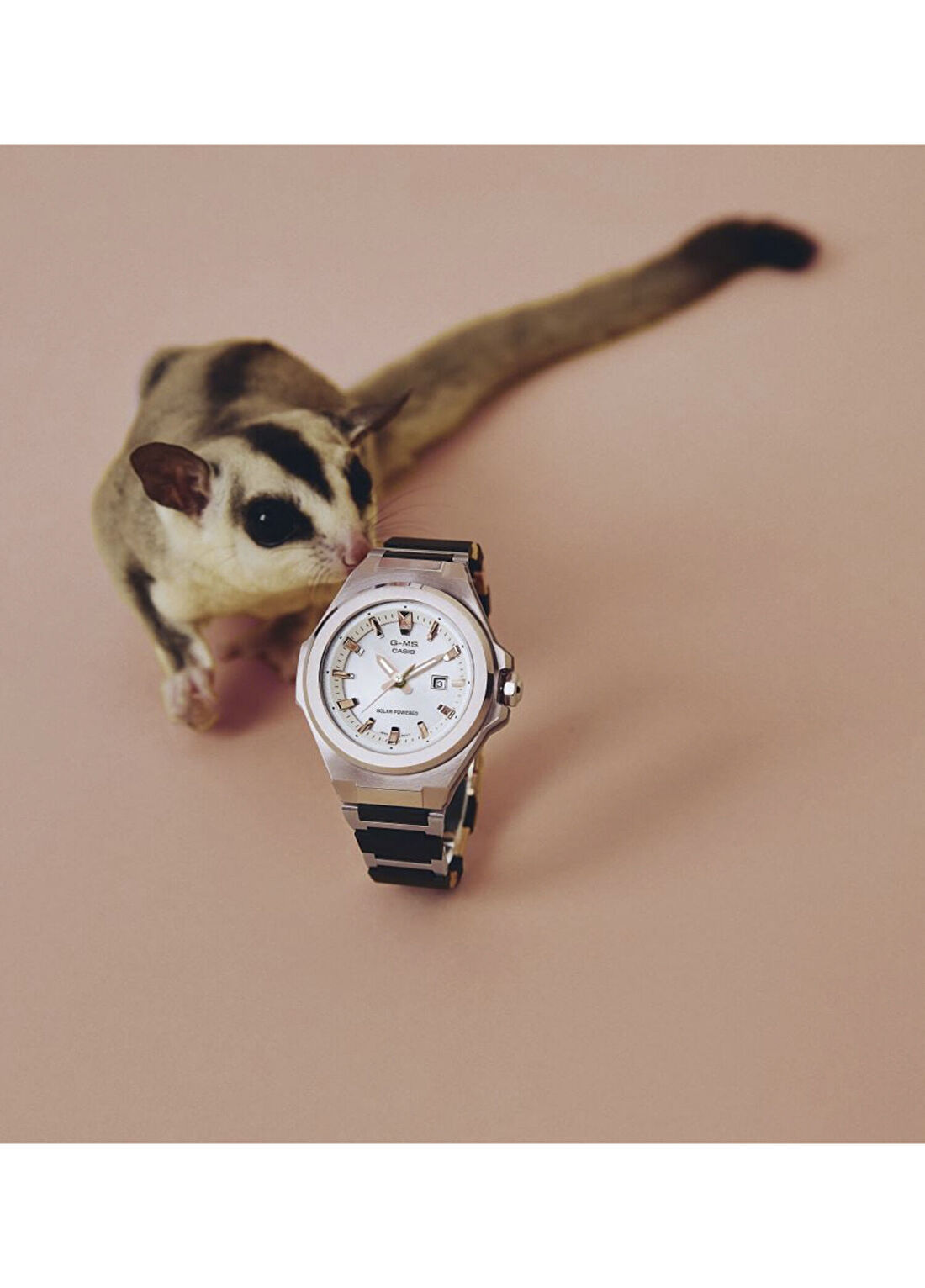 Casio Baby-G MSG-S500CG-1ADR Rose Gold Çelik Kadın Kol Saati görsel 3