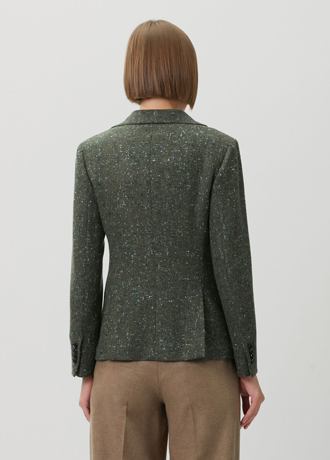 Kiton Koyu Yeşil Kaşmir Ceket görsel 4