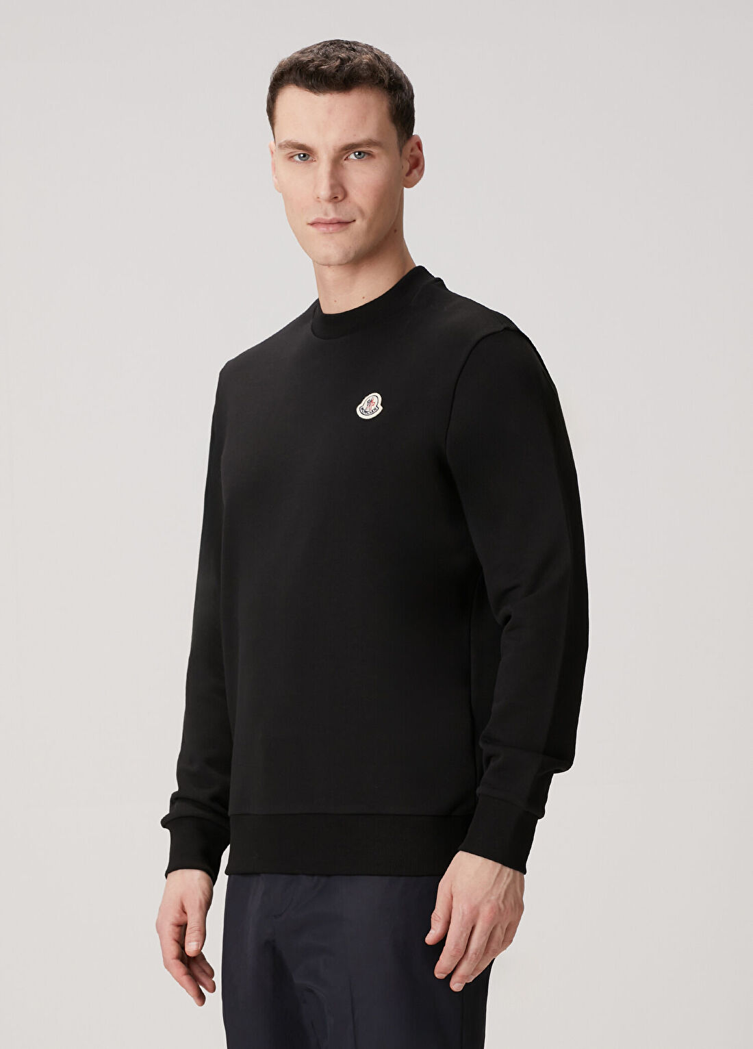 Moncler Siyah Logo Detaylı Sweatshirt görsel 3