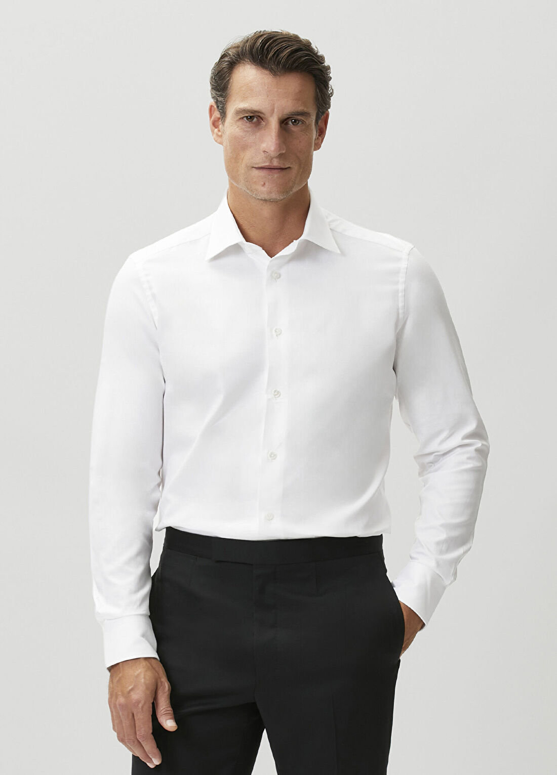 Zegna Beyaz Gömlek