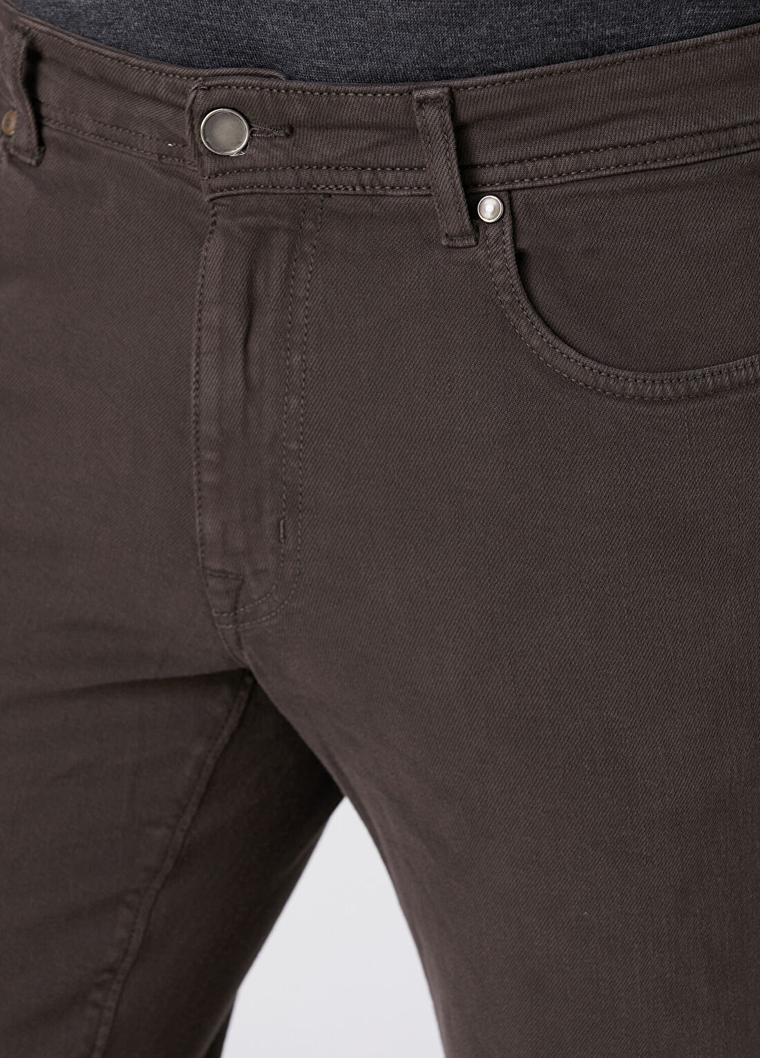Beymen Collection Kahverengi 5 Cep Pantolon görsel 4