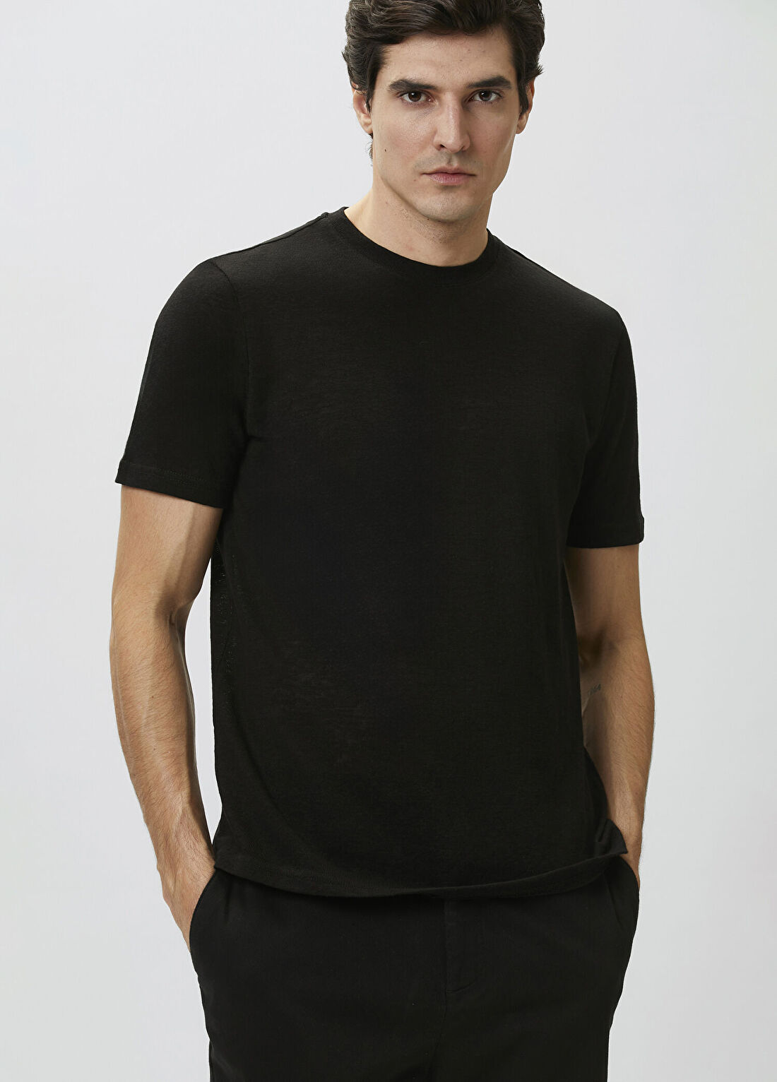 Network Siyah Basic T-shirt