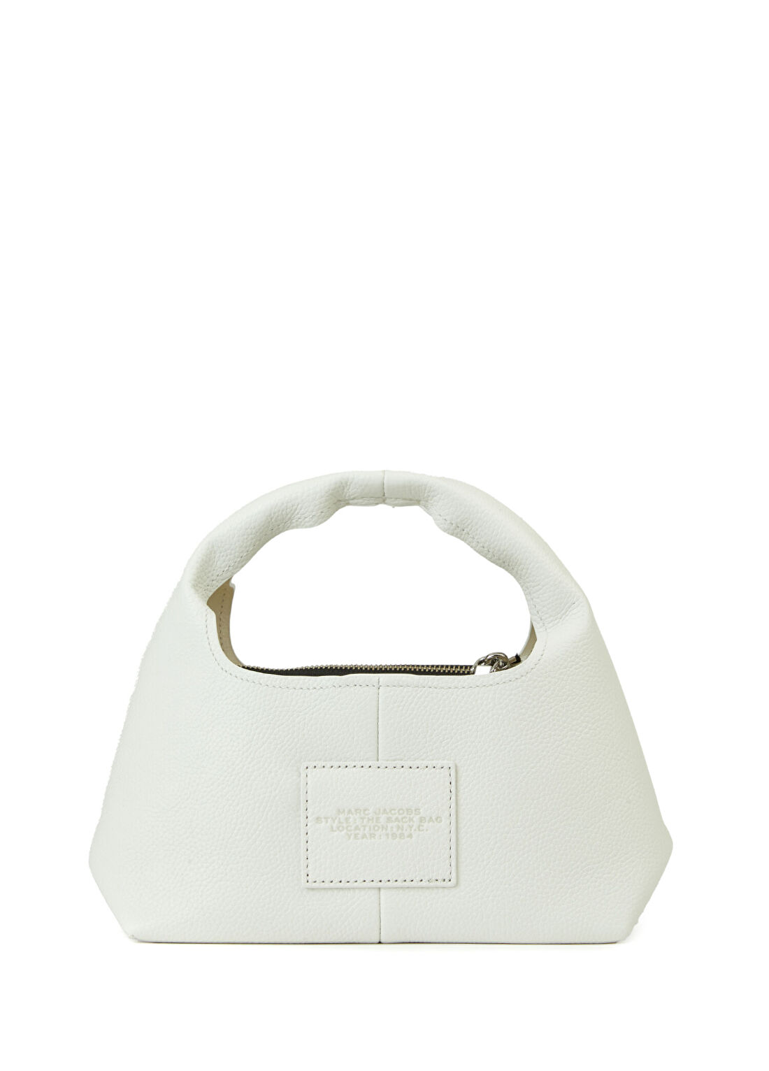 Marc Jacobs The Mini Sack Beyaz Kadın Deri Çanta görsel 4