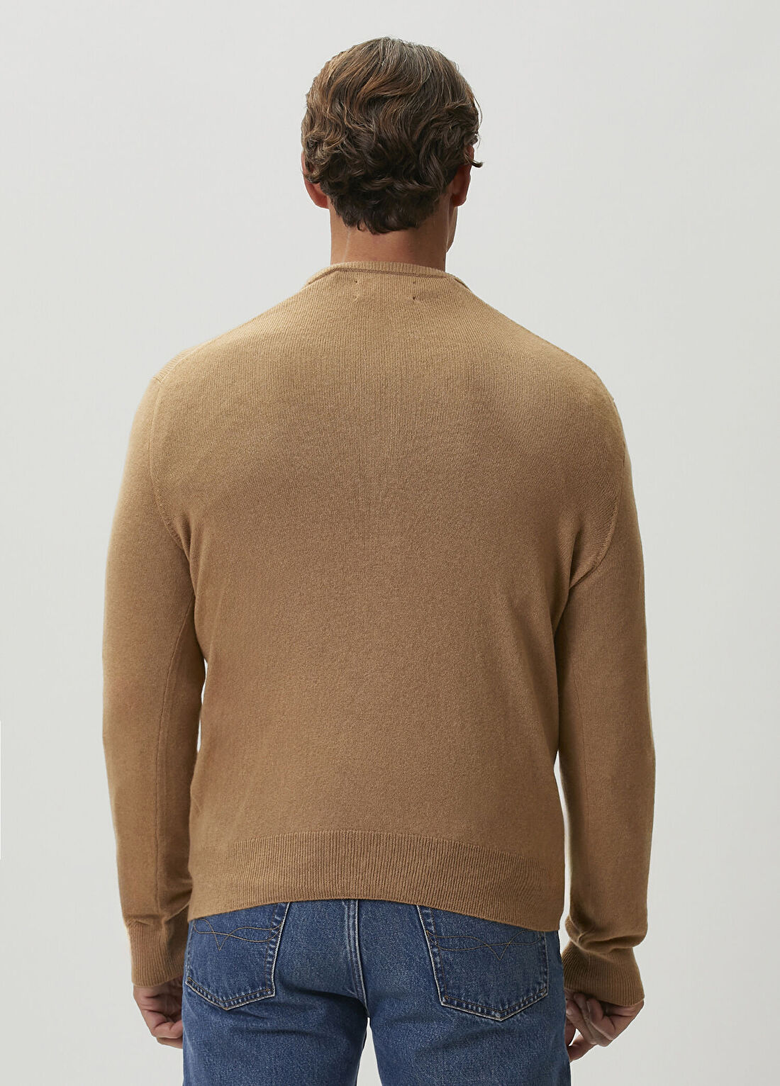 Polo Ralph Lauren Camel Yün Kazak görsel 4