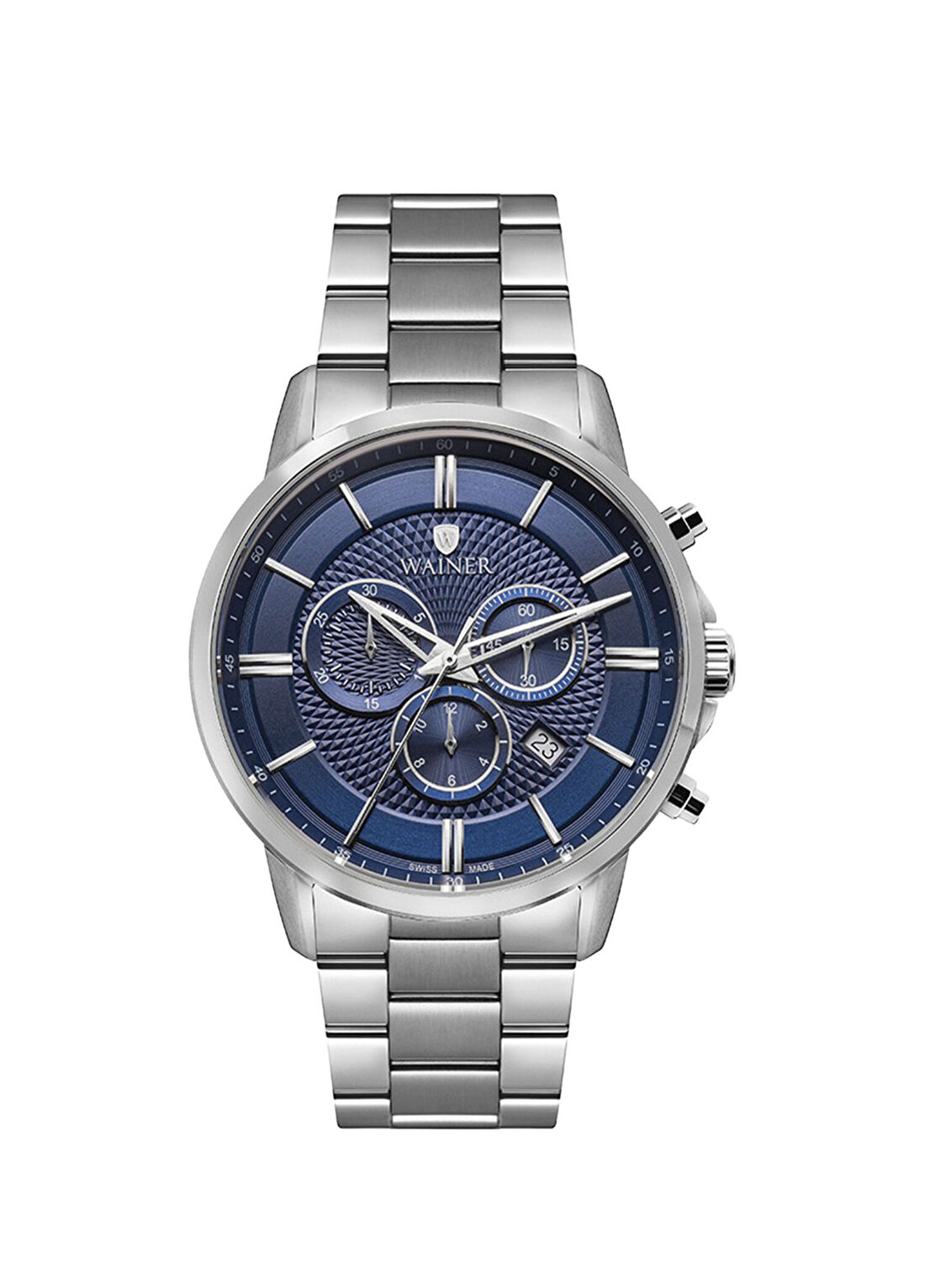 Wainer WA.19515-A Silver Gümüş Metal Erkek Kol Saati