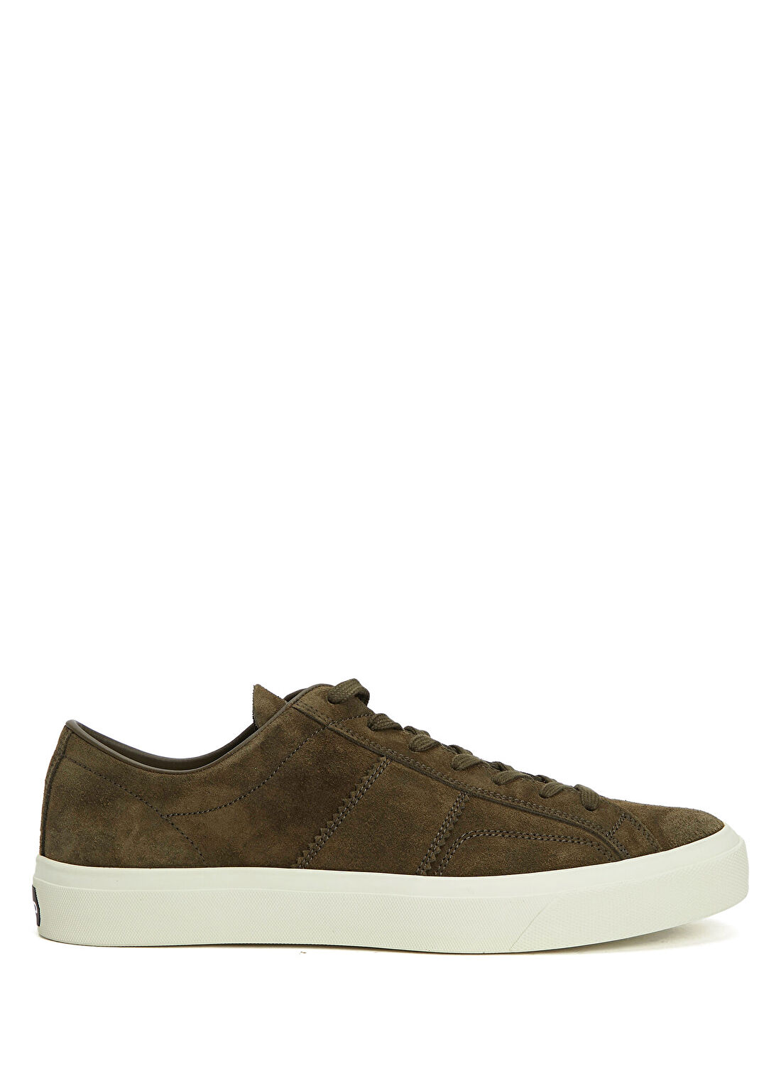 Tom Ford Haki Erkek Süet Sneaker