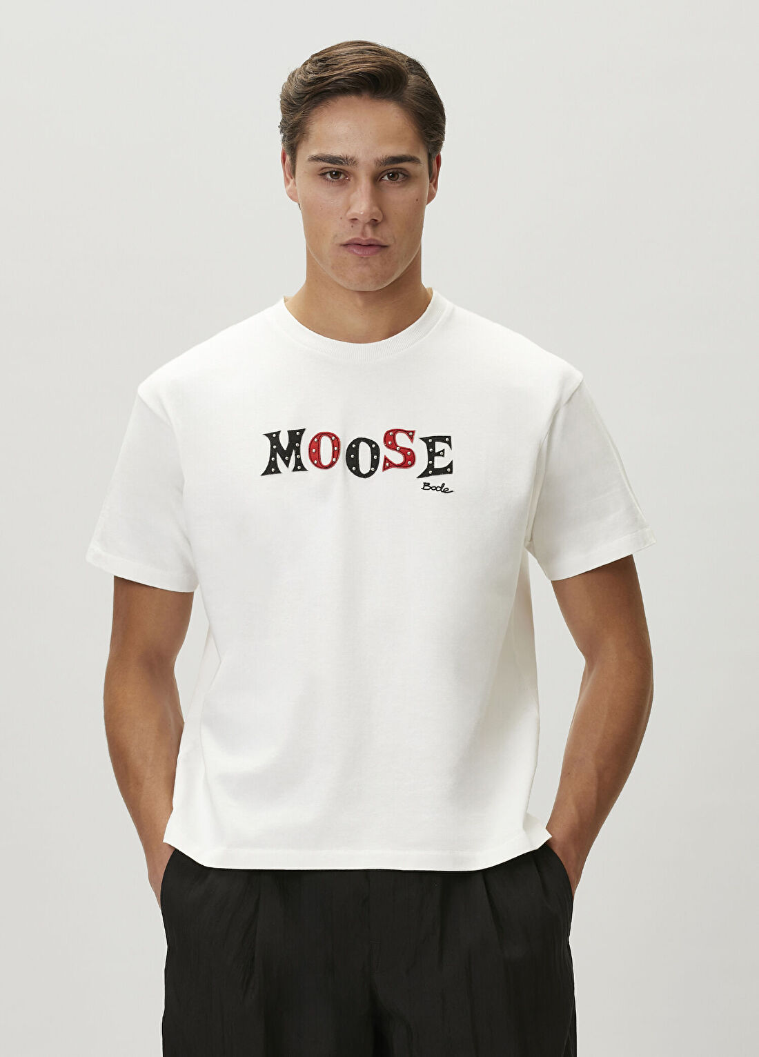 Bode Kırık Beyaz Baskılı T-shirt