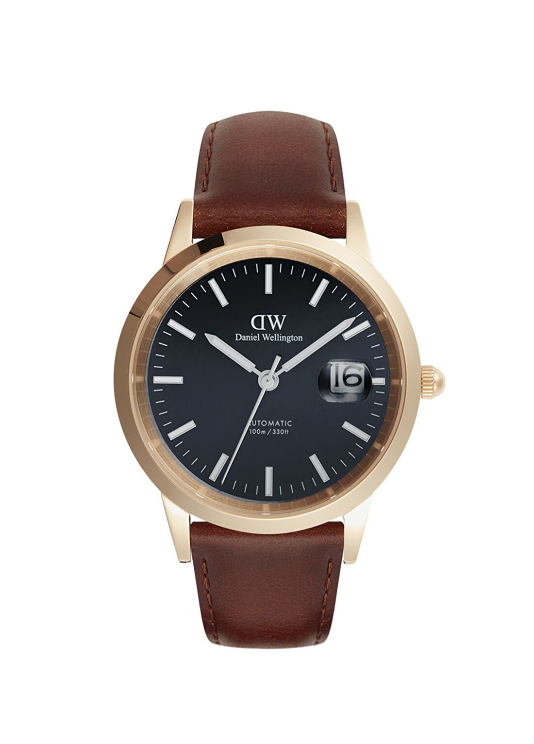 Daniel Wellington DW00600758 Iconic St Mawes Kahverengi Deri Erkek Kol Saati