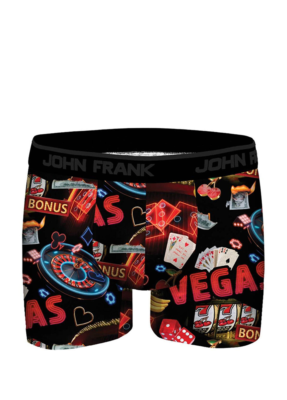 John Frank Karışık Baskılı Boxer