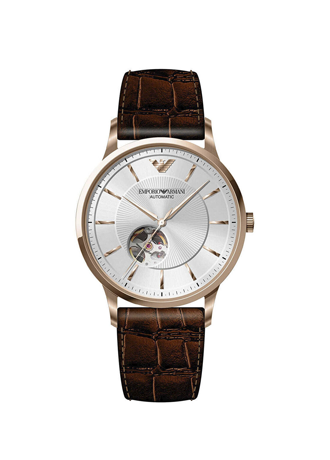 Emporio Armani AR60098 Kahverengi Deri Erkek Kol Saati