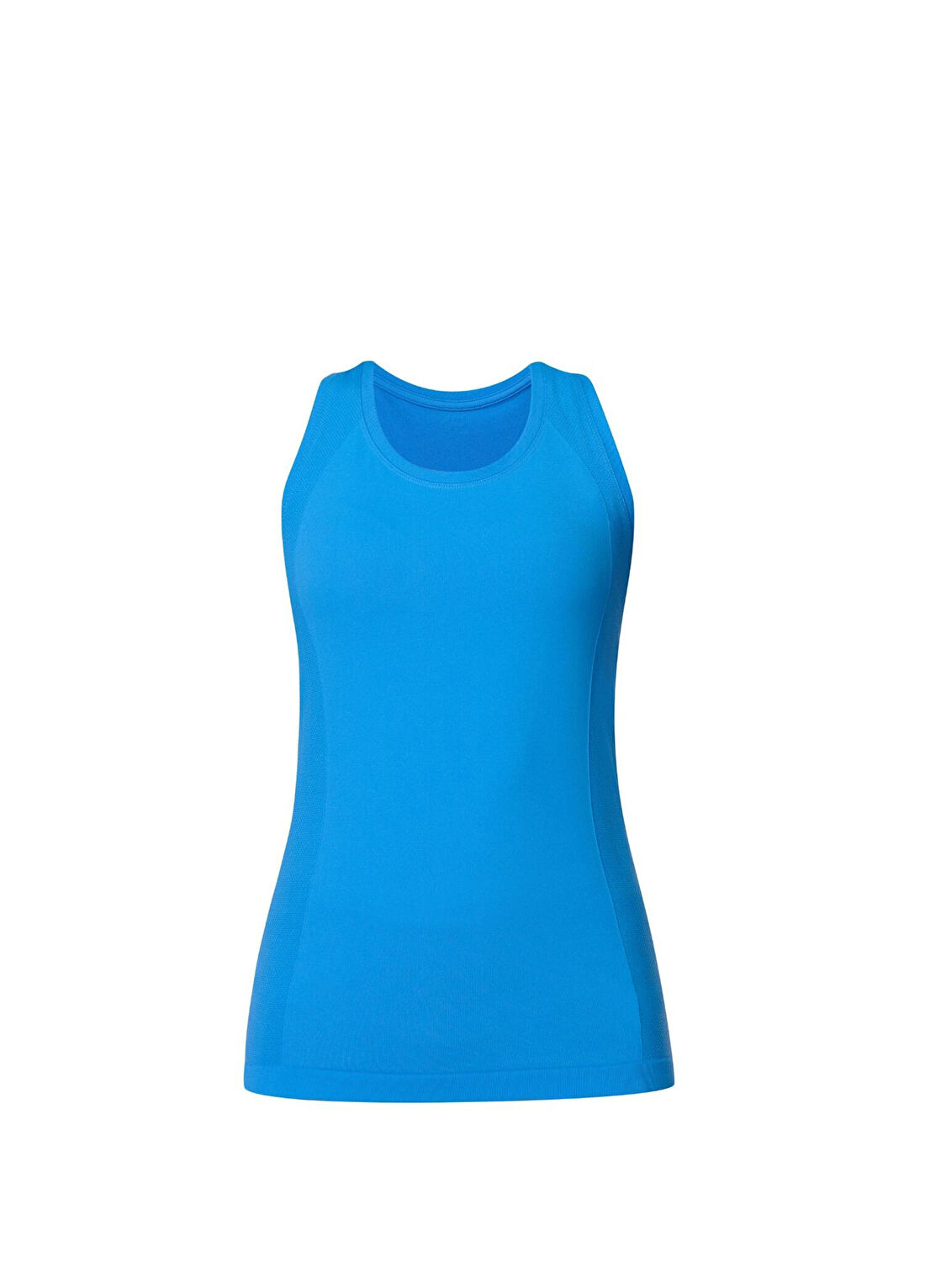 Sweaty Betty Athlete Seamless Workout Tank Mavi Kadın Koşu Spor T-shirt