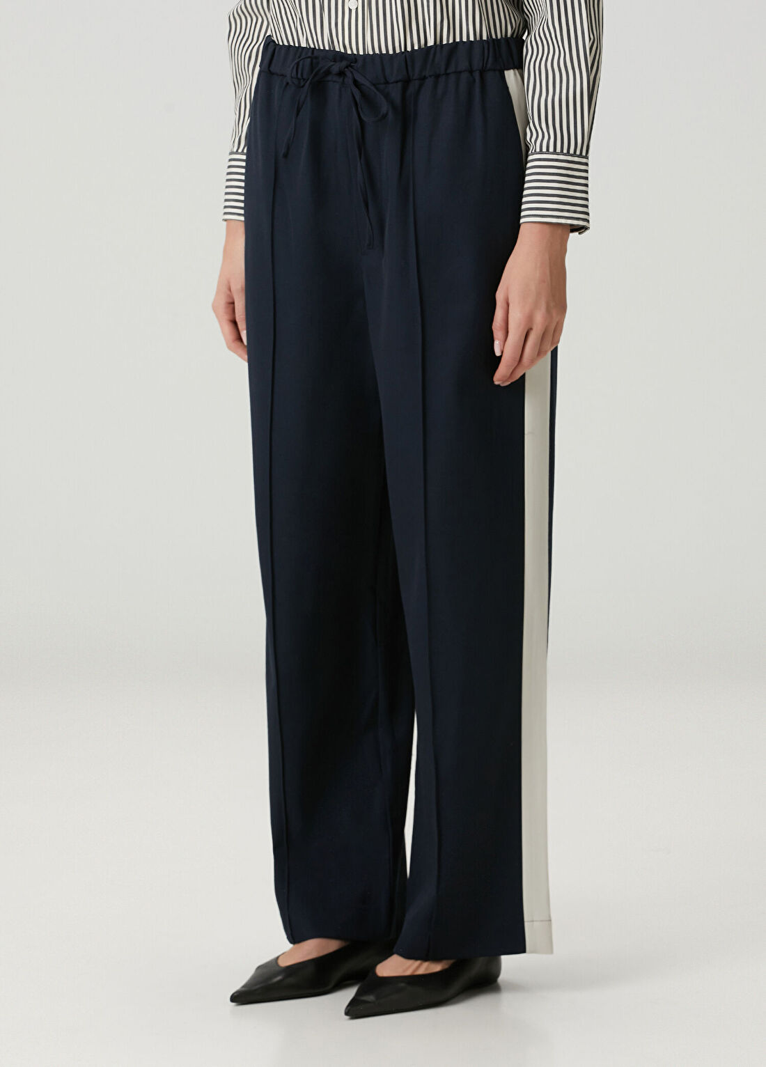 Rag&Bone Siena Siyah Yün Pantolon görsel 3