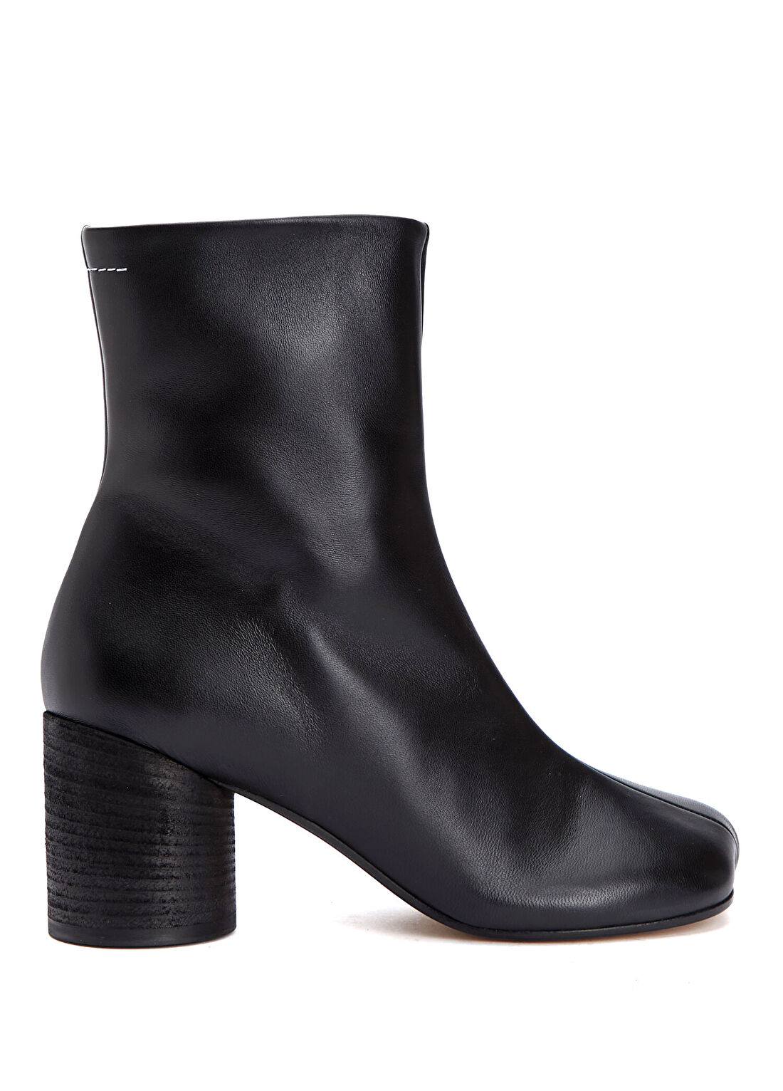 MM6 Maison Margiela Siyah Kadın Deri Bot