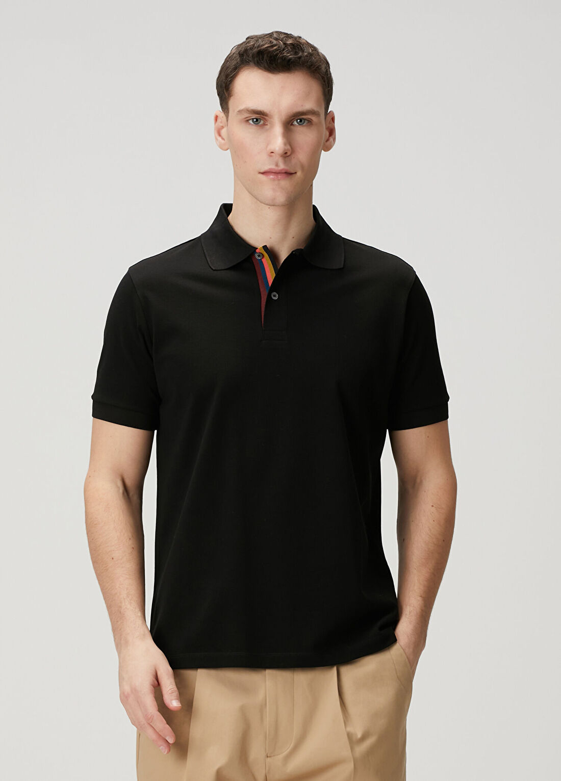 Paul Smith Siyah Polo Yaka T-shirt