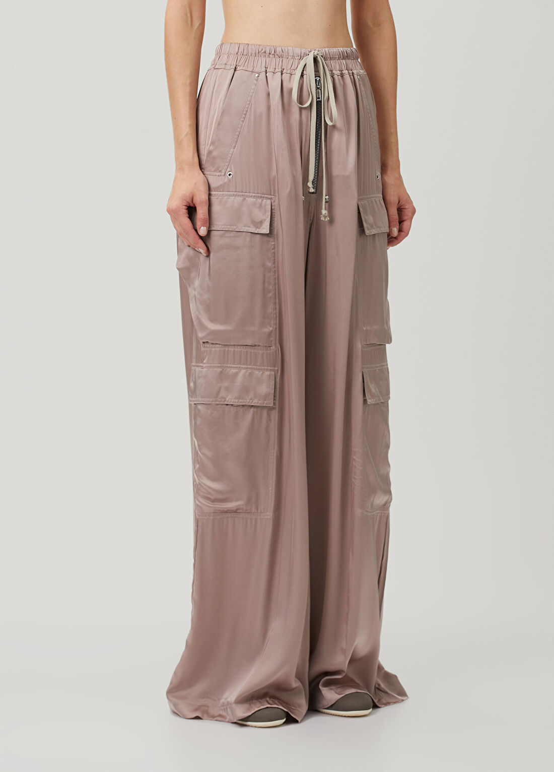 Rick Owens Pembe Kargo Pantolon görsel 3