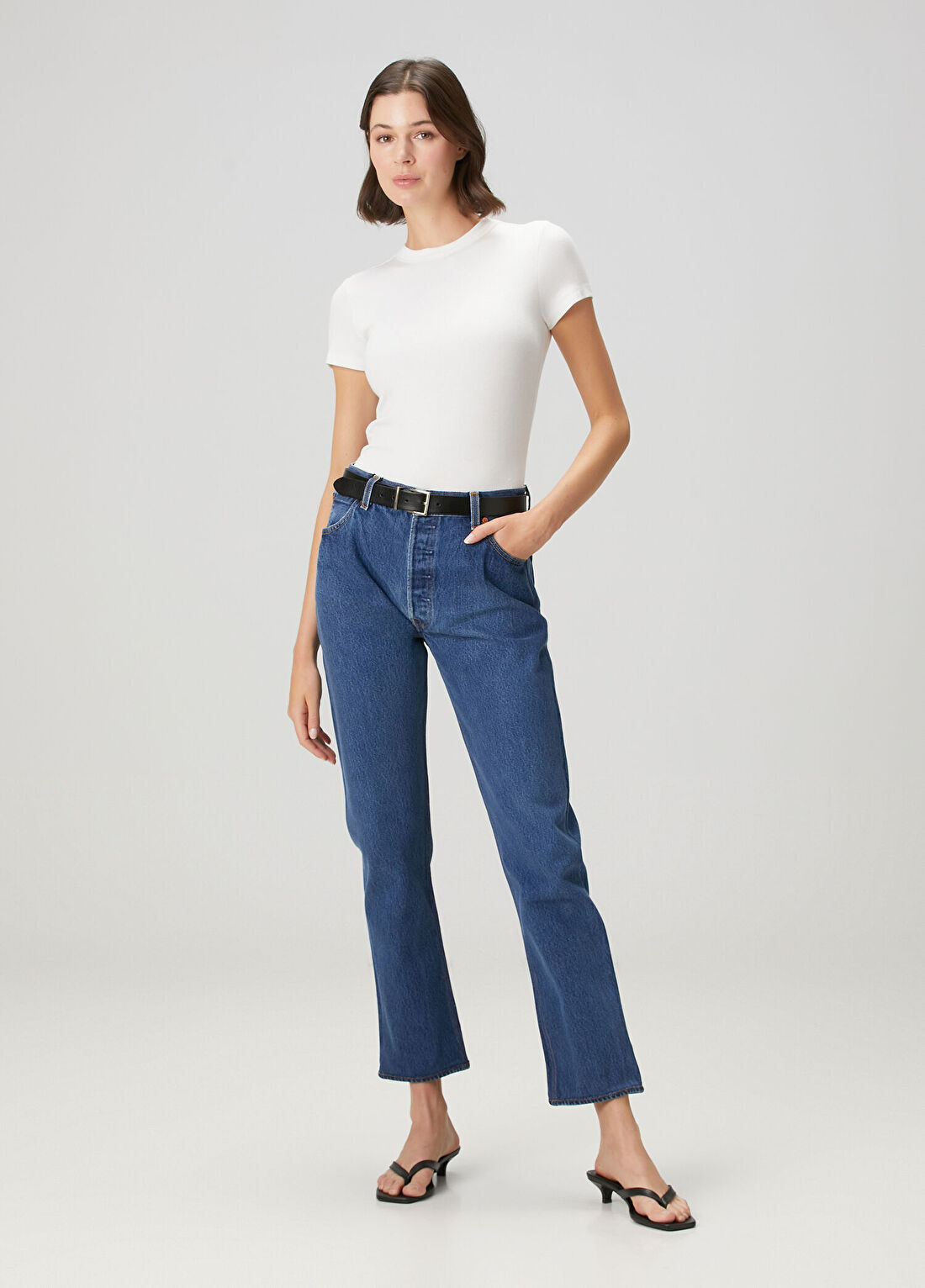 Re/Done Levis 70s Straight Mavi Jean Pantolon