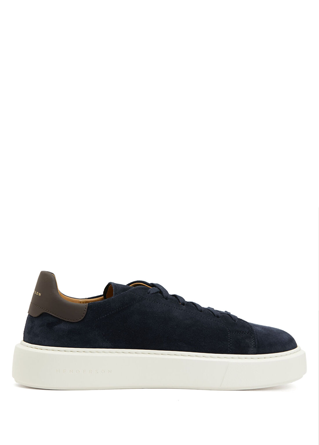 Henderson Lacivert Erkek Deri Sneaker