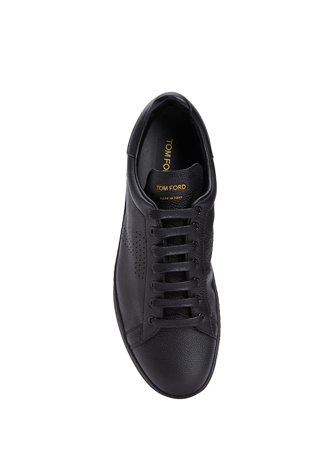 Tom Ford Warwick Siyah Erkek Deri Sneaker görsel 4