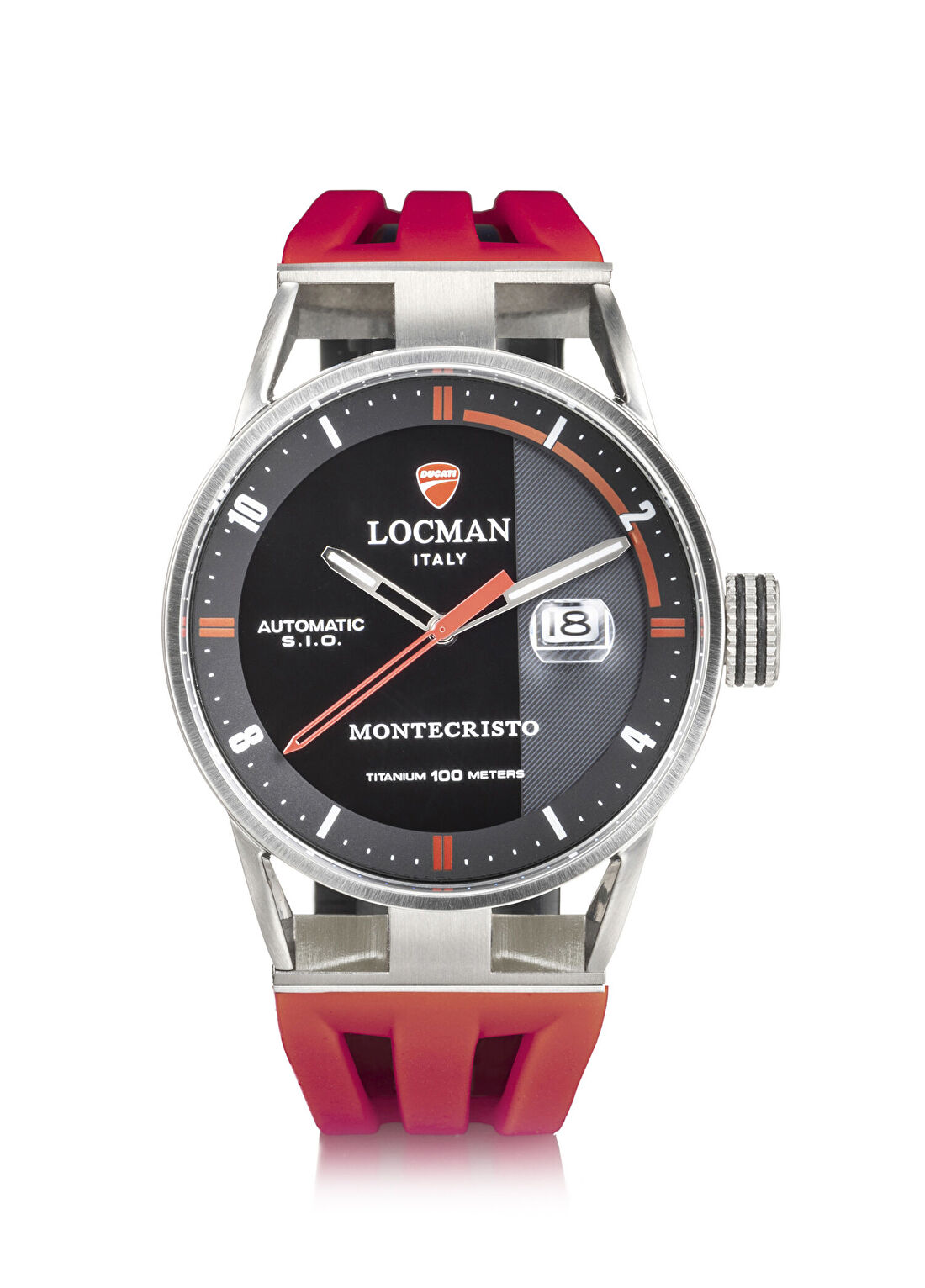 Locman Italy Montecristo Ducati Kırmızı Erkek Kol Saati