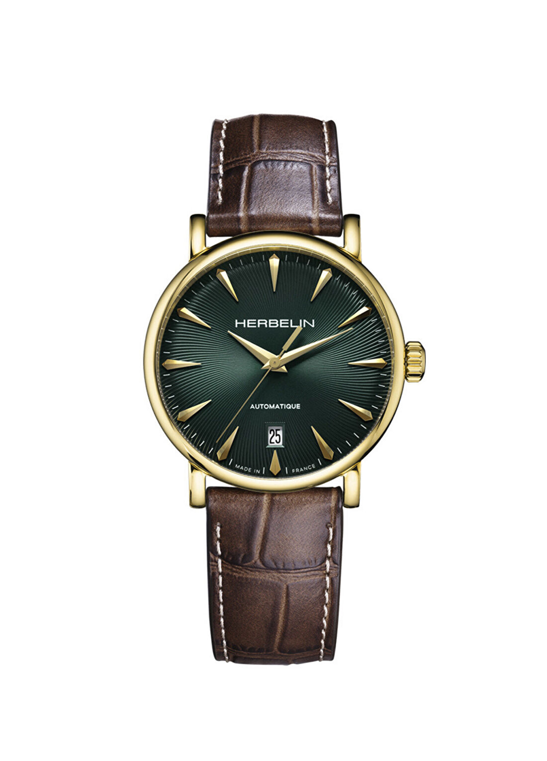 Herbelin Inspiration Automatic 2047P16MA Altın Sarısı Erkek Kol Saati