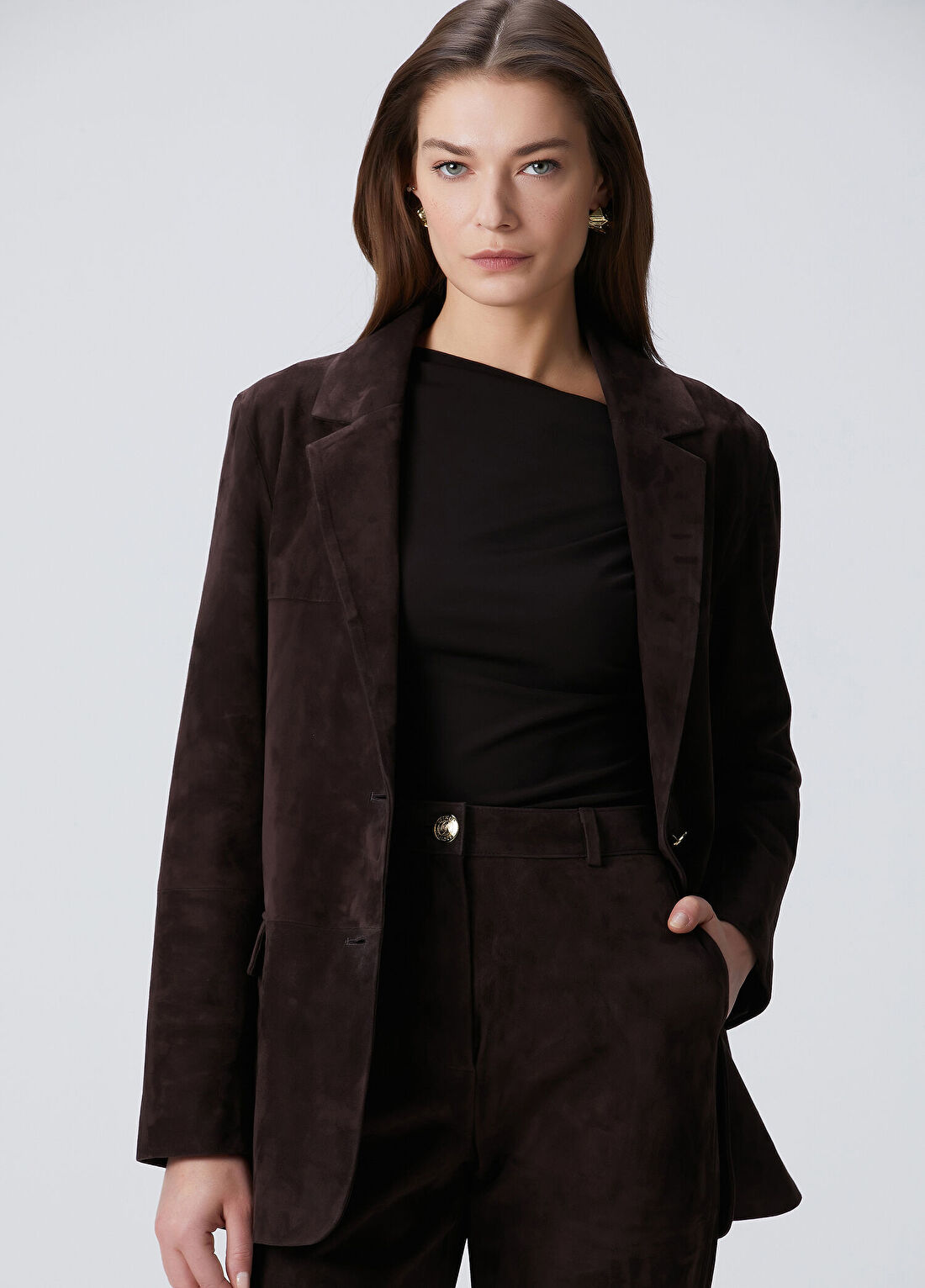 Beymen Collection Kahverengi Süet Ceket