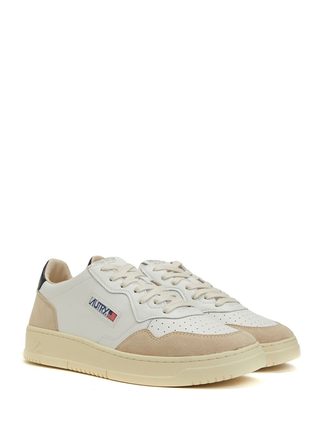 Autry Medalist Beyaz Lacivert Erkek Deri Sneaker görsel 2