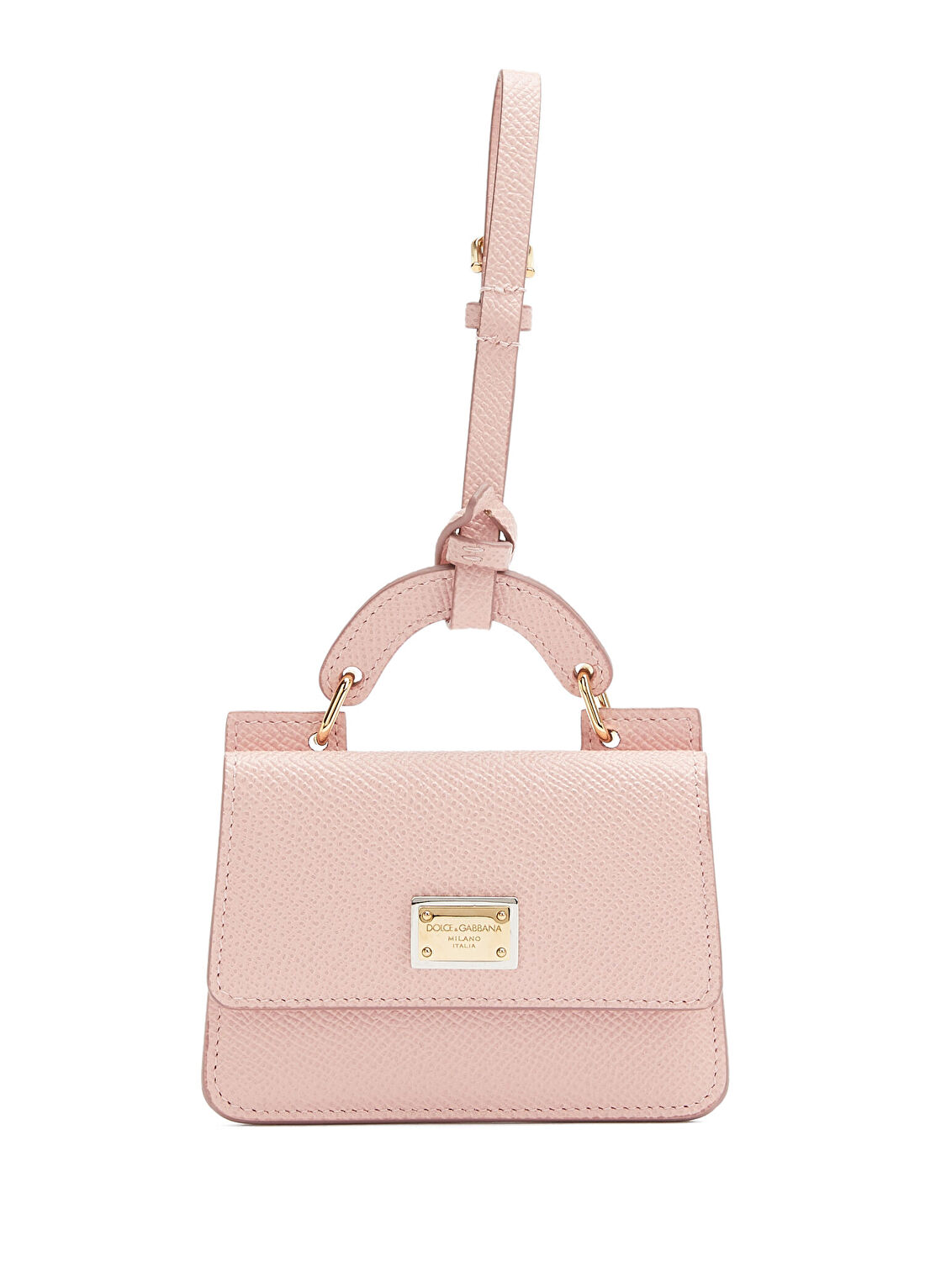 Dolce&Gabbana Dauphine Pembe Desenli Deri Çanta Aksesuarı