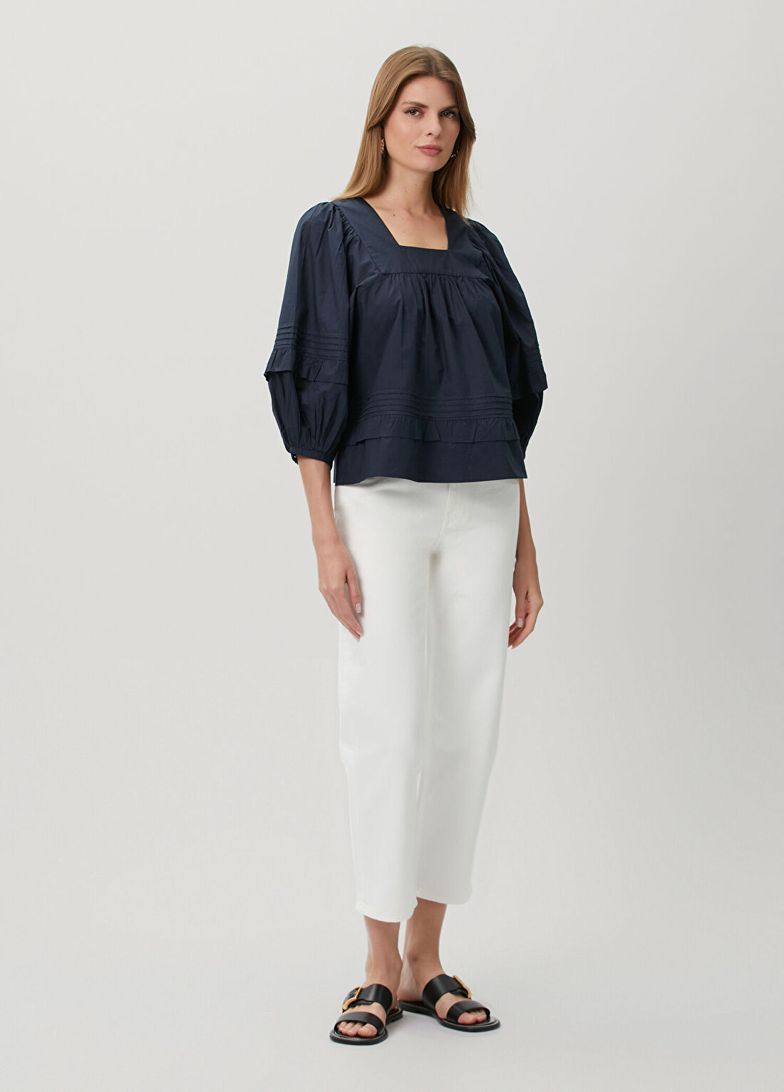Skall Allison Beyaz Jean Pantolon